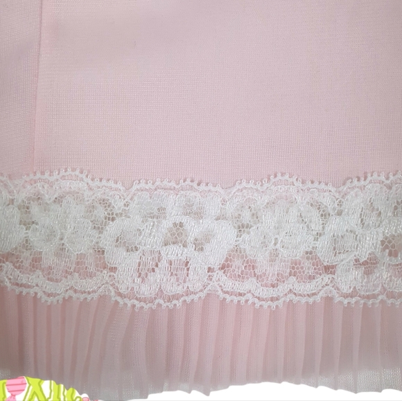 ๐ Vintage Night Slip Dress ๐ค Pink ๐ค Babydoll ๐ค Coquette ๐ค Kinderwhore ๐ - Picture 3 of 8
